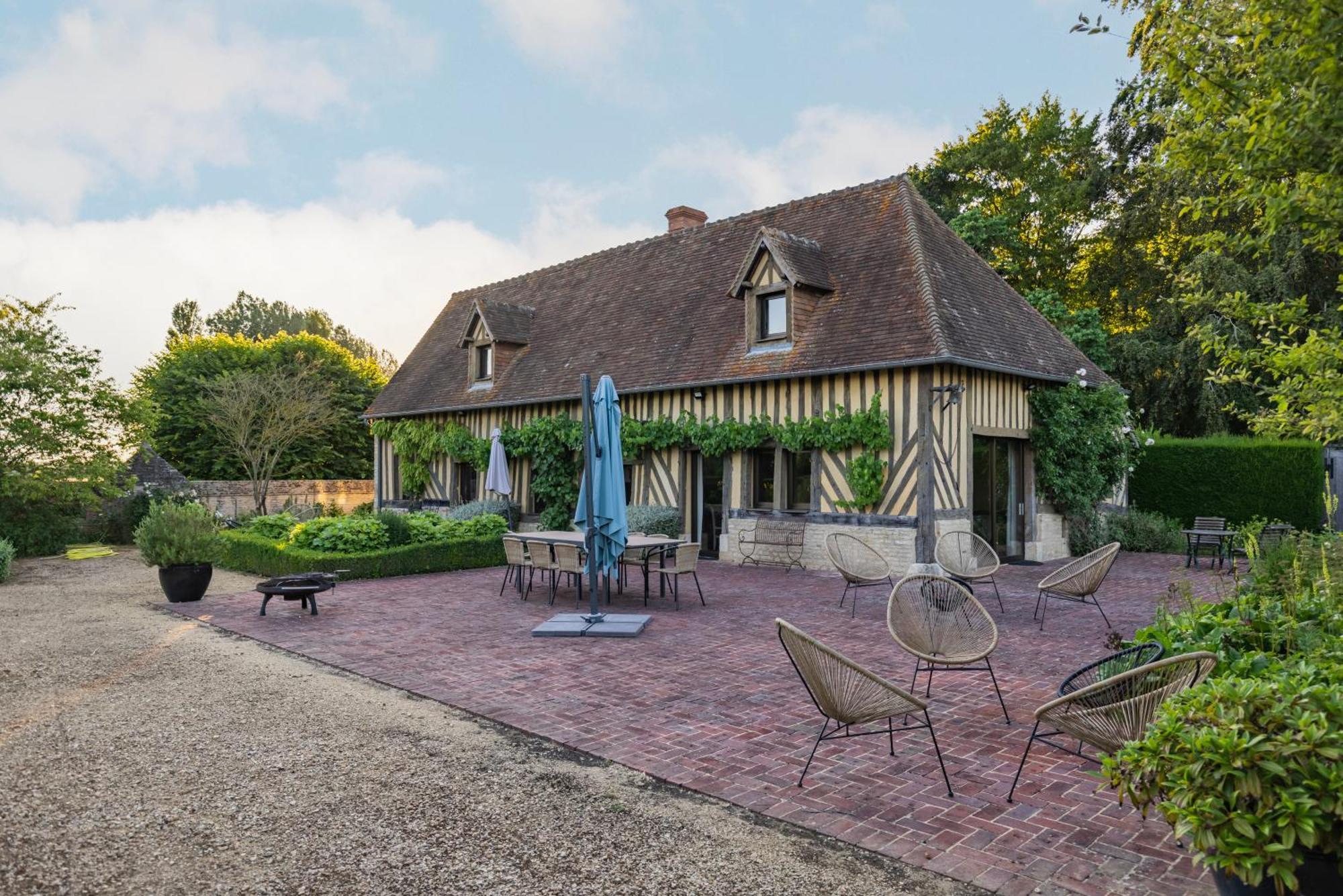 Maison "Jardin Gaillard" Bieville-en-Auge ภายนอก รูปภาพ